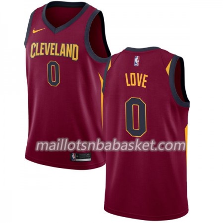 Maillot Homme Cleveland Cavaliers Kevin Love 0 Nike 2017-18 Rouge Swingman
